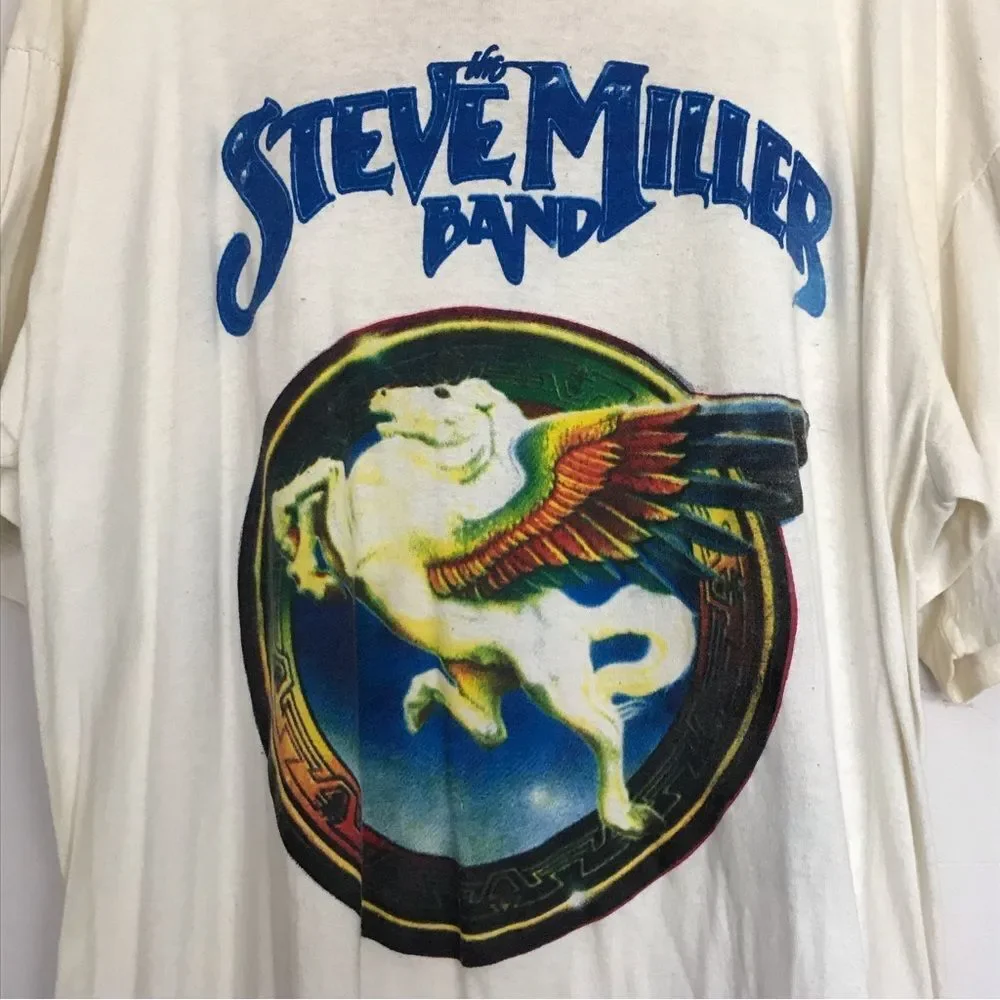Original Vintage The Steve Miller Band Tour 1993 XL Tee Pegasus Book of Dreams